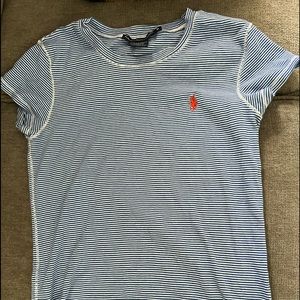 Ralph Lauren Short Sleeved Striped Baby Tee